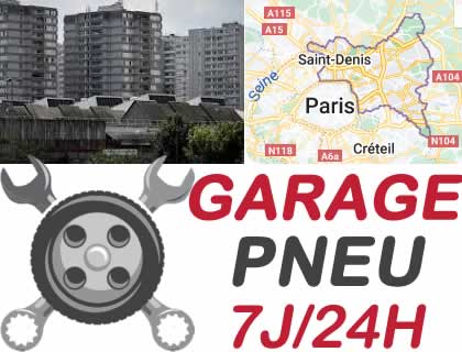 Garage pneus Seine-Saint-Denis 93