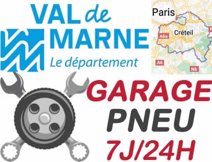Garage pneus Val-de-Marne (94)